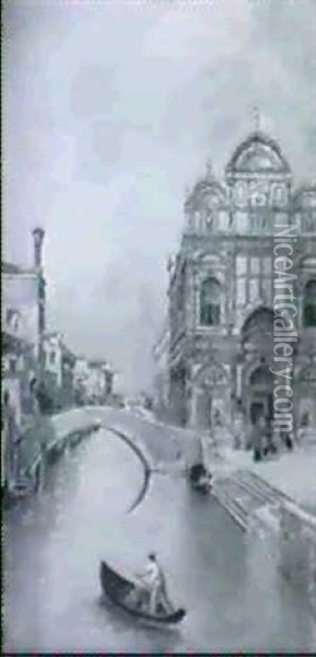 Venedig Oil Painting - Emmanuele Brugnoli