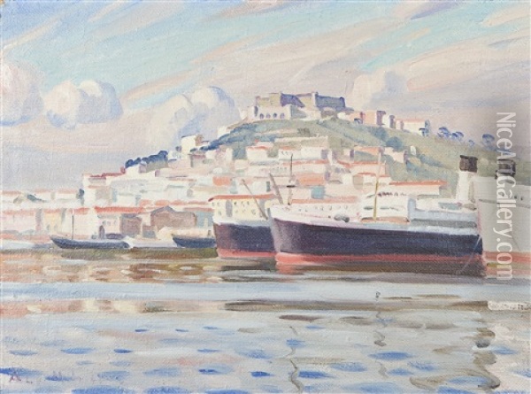 Naples Oil Painting - Alarik (Ali) Munsterhjelm