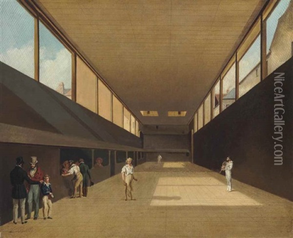 The Private Tennis Court Of The Comte D