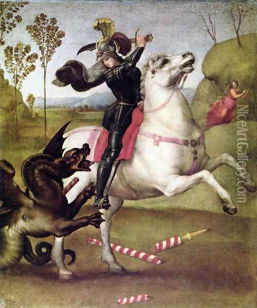 San Georges Oil Painting - Raphael