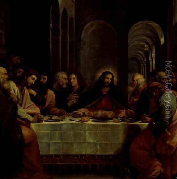 The Last Supper Oil Painting - Bartolome Carducci (or Carducho)