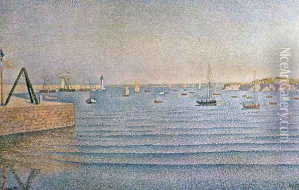 The Harbour at Portrieux, 1888 Oil Painting - Paul Signac