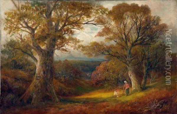 Idridgehay, Derby Oil Painting - George Turner