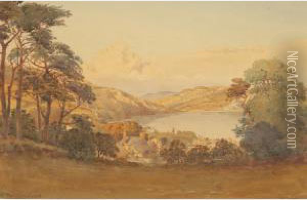 William Harding Smith Charmouth From Lymebay Oil Painting - Anton Stockmann