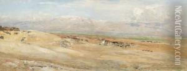 Signiert, Bezeichnet, Datiert: 1891 Oil Painting - Eugen Felix Prosper Bracht
