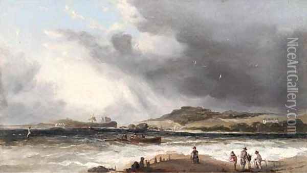 The approaching squall Oil Painting - George Morland