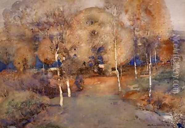 Autumn Loch Lomond 1893 Oil Painting - Arthur Melville