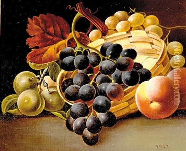 Fruit Still Life Oil Painting - George Henry Hall
