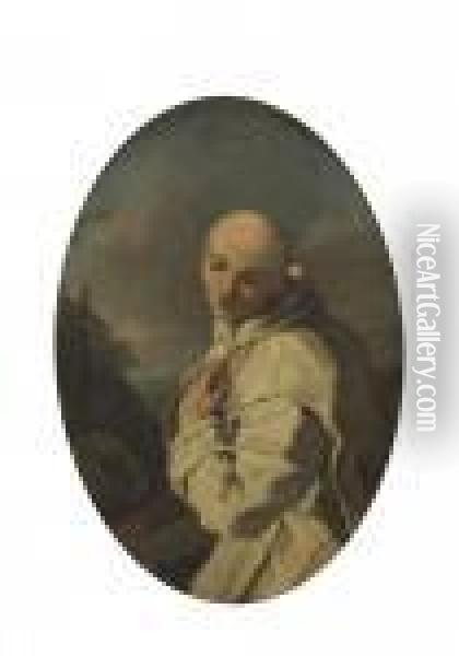 Monaco Certosino In Preghiera (s. Bruno?) Oil Painting - Pierre Subleyras