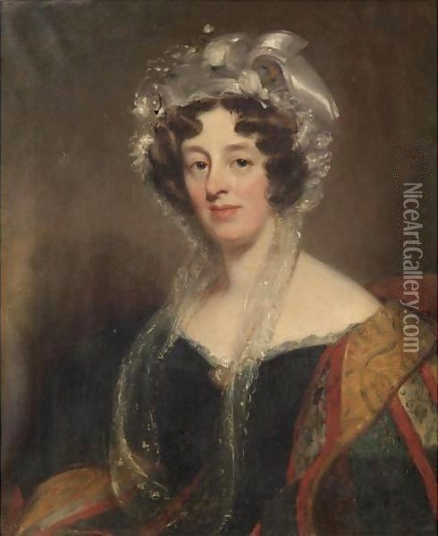 Portraits Of Anna Thomasina, Nee Exshaw (1783-1859) Oil Painting - Martin Cregan