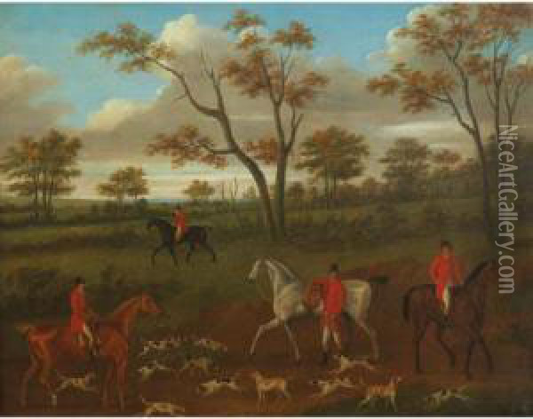 The Hunt Oil Painting - J. Francis Sartorius