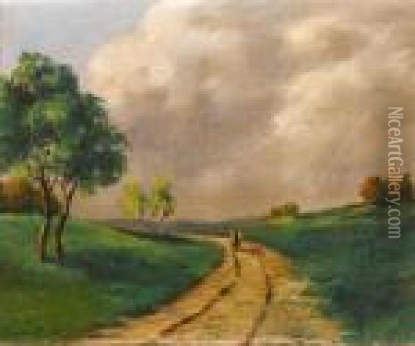 The Road Home Oil Painting - John Francis Murphy