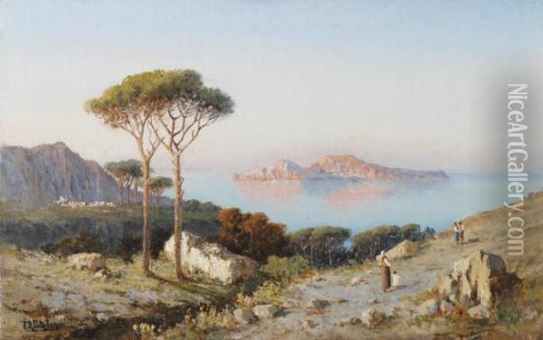 Paysage Mediteraneen Oil Painting - Franz Richard Unterberger