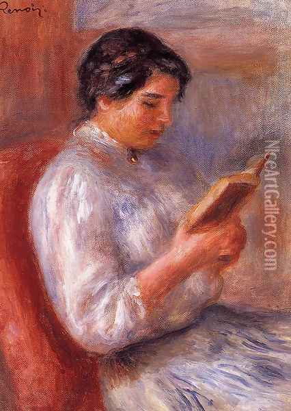 Woman Reading2 Oil Painting - Pierre Auguste Renoir