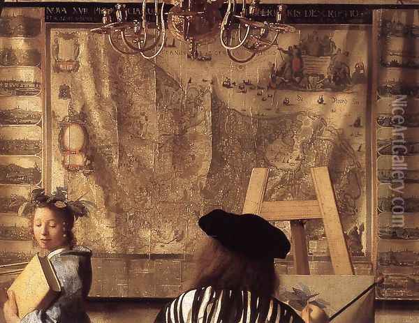The Art of Painting [detail: 1] Oil Painting - Jan Vermeer Van Delft