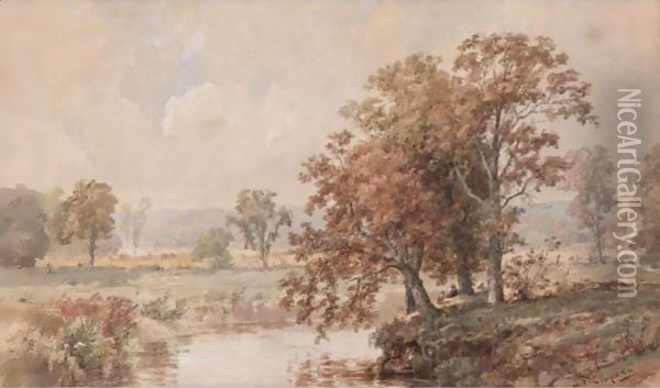 Autumn Landscape 2 Oil Painting - Jasper Francis Cropsey