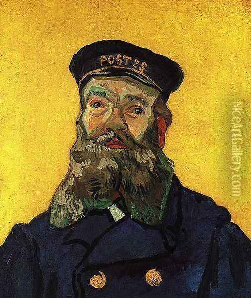 Portrait of the Postman Joseph Roulin 2 Oil Painting - Vincent Van Gogh