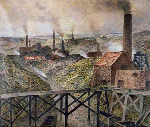 In the Black Country 1890 Oil Painting - Constantin Meunier