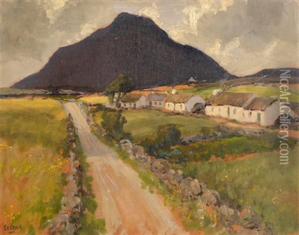 Muckish Mountain, Co. Donegal Oil Painting - James Humbert Craig