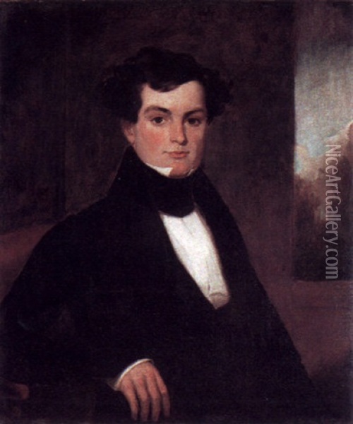 Portrait Of William H. Quincy Oil Painting - Henry B. Bounetheau
