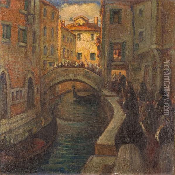 Chioggia Oil Painting - Hector Nava