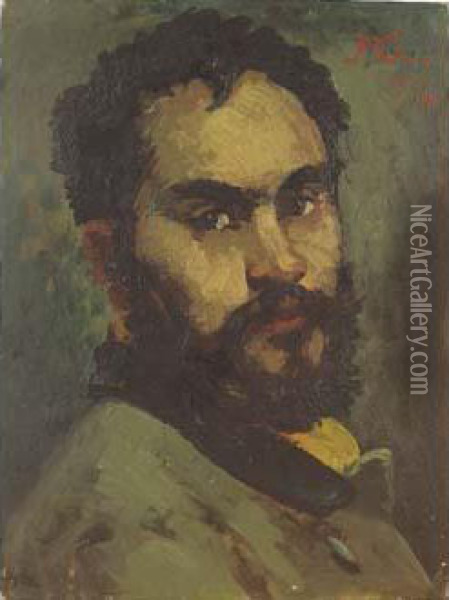 Autoportrait Oil Painting - Armand Guillaumin