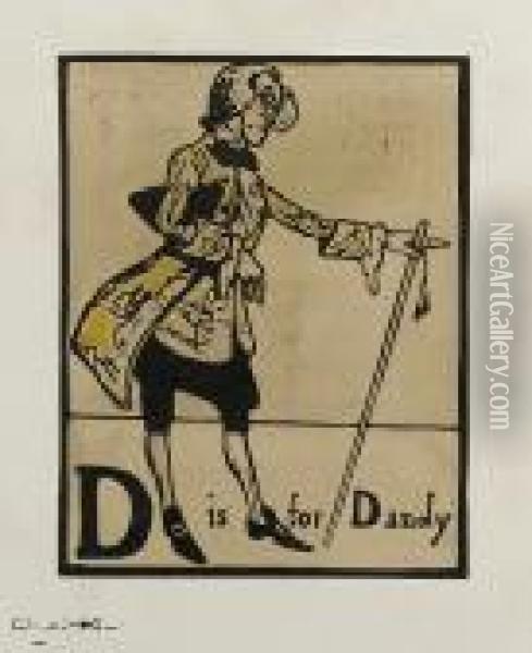 D For Dandy Oil Painting - William Nicholson