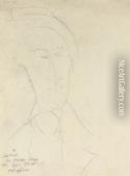 Portrait De Blaise Cendrars Oil Painting - Amedeo Modigliani