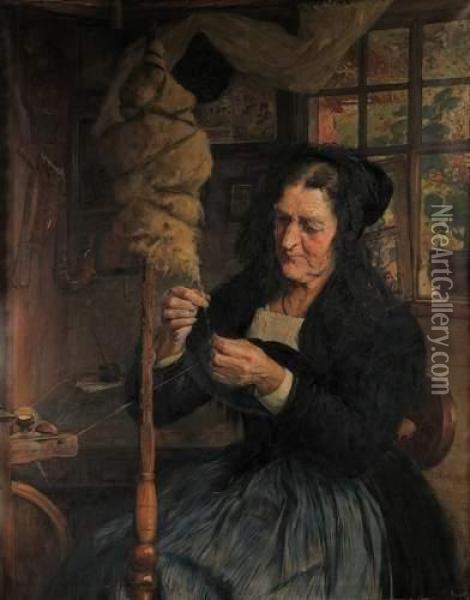 Kratigen Oil Painting - Auguste Baud-Bovy