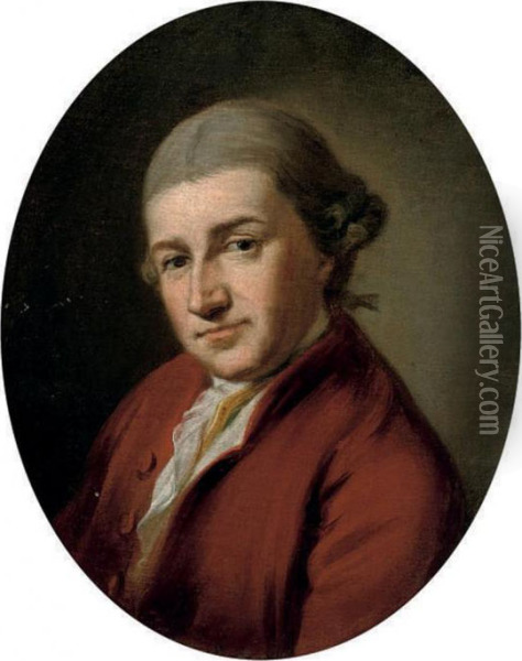 Portrait Of David Garrick (1717-1779) Oil Painting - Johann Zoffany