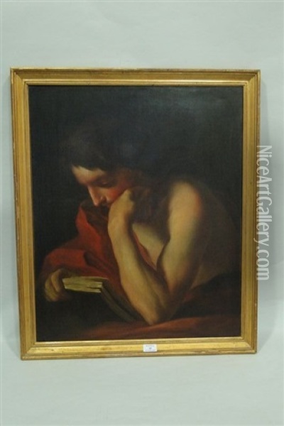 Saint Jean Evangeliste Oil Painting - Simone Cantarini