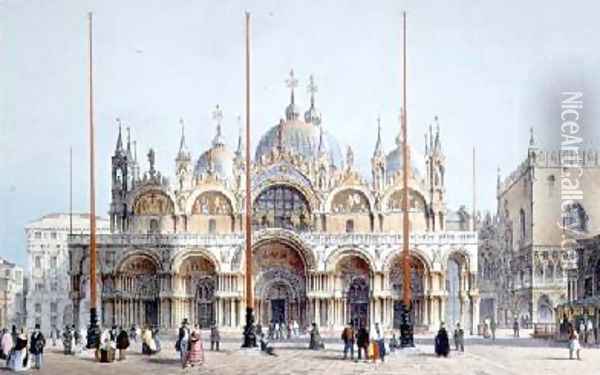 San Marco Venice Oil Painting - Marco Moro