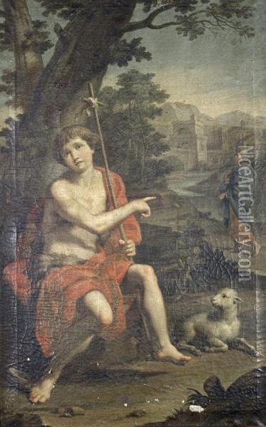 Saint John The Baptist Oil Painting - Jacopo Alessandro Calvi Il Sordino