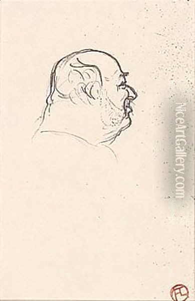 Portrait De Pierre Ducarre Oil Painting - Henri De Toulouse-Lautrec