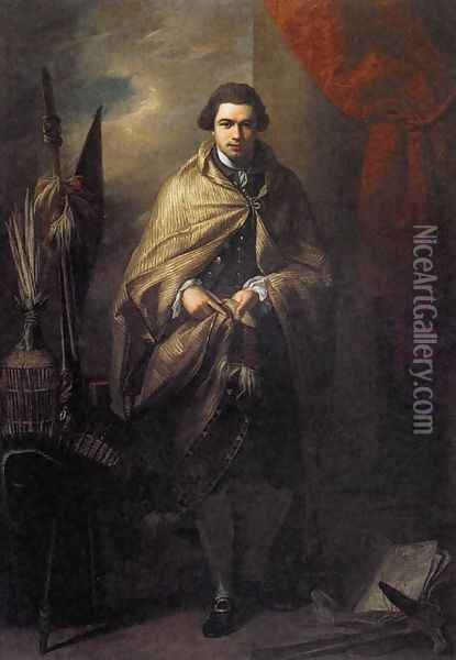 Joseph Banks 1773 Oil Painting - Benjamin West