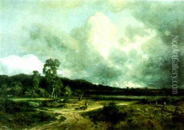 Erinnerungen An Den Wesslingersee Oil Painting - Otto Froelicher