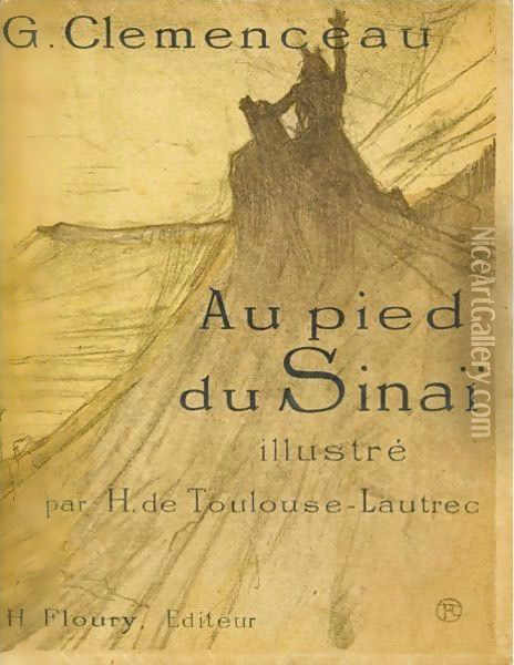 George Clemenceau Au Pied Du Sinai Oil Painting - Henri De Toulouse-Lautrec