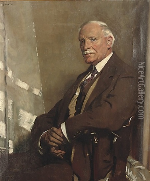 Portrait Of A Gentleman Oil Painting - Sir William Orpen