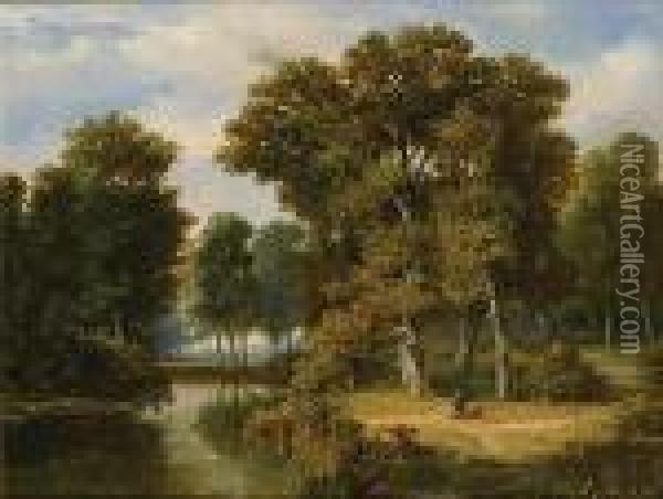 Jager In Het Bos Oil Painting - Willem Roelofs