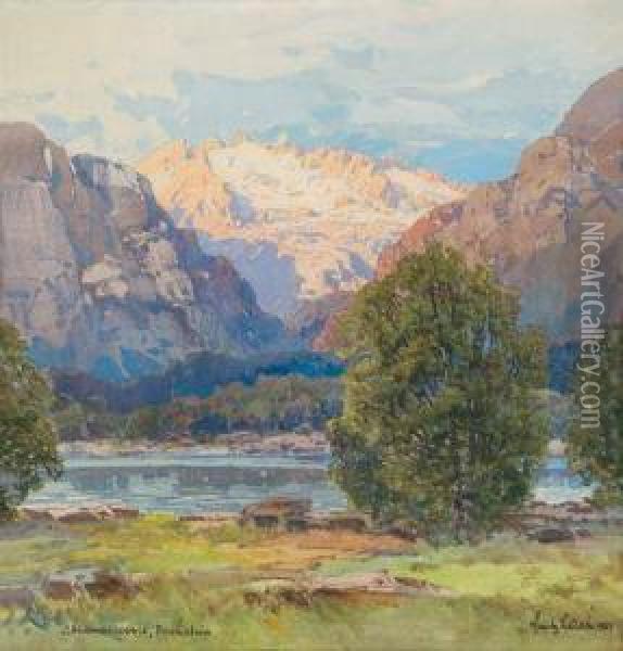 Altausseersee Oil Painting - Fritz Lach