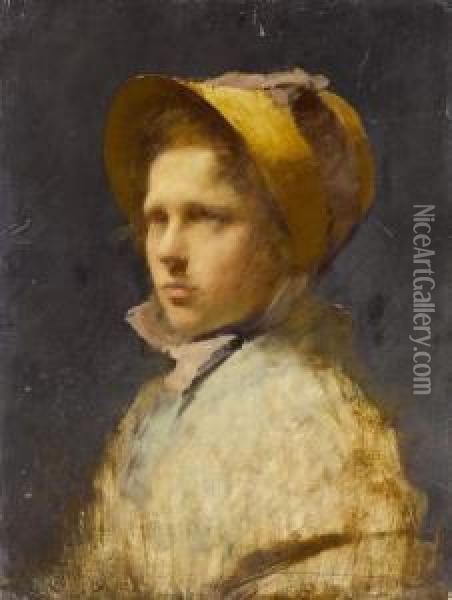 Portrait De Mme Bartlett Oil Painting - Charles Sprague Pearce