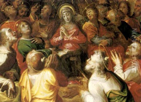 La Pentecoste Oil Painting - Bartolomeo Passarotti