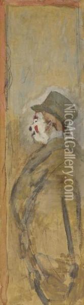 L'illusionniste Oil Painting - Jean-Edouard Vuillard