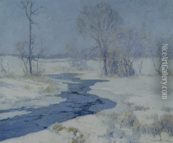 Early Winter Oil Painting - Maurice Braun