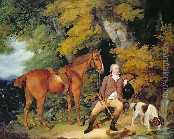Benjamin Bond Hopkins, before 1791 Oil Painting - Francis Wheatley