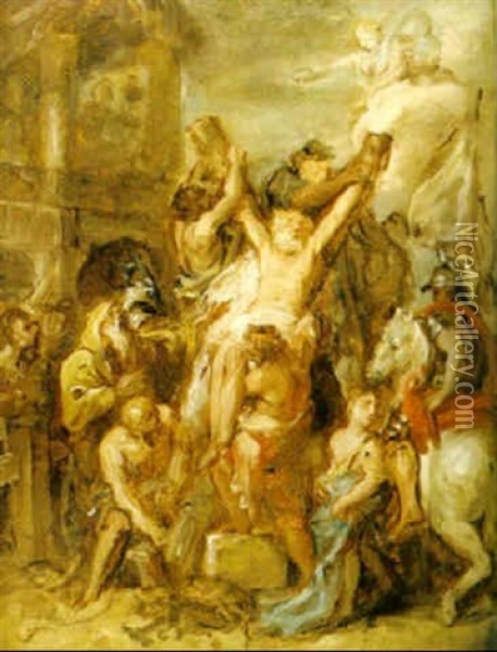 Andreas Martyrium Oil Painting - Jean-Honore Fragonard