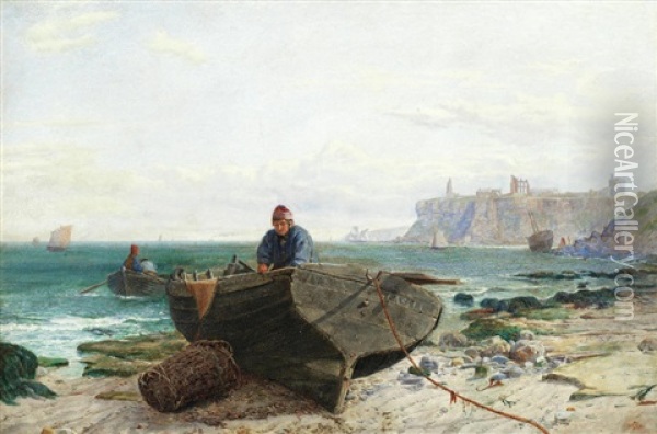 Tynemouth Oil Painting - Charles Napier Hemy