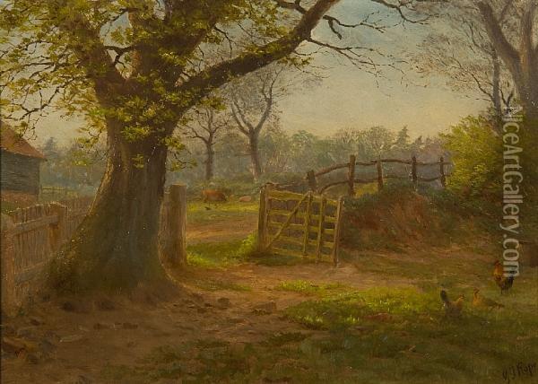 The Afternoon Sun Oil Painting - George Thomas Rope