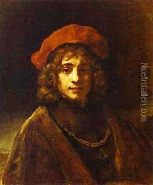 Titus 1658 Oil Painting - Harmenszoon van Rijn Rembrandt