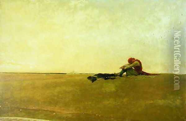 Marooned, 1909 Oil Painting - Howard Pyle